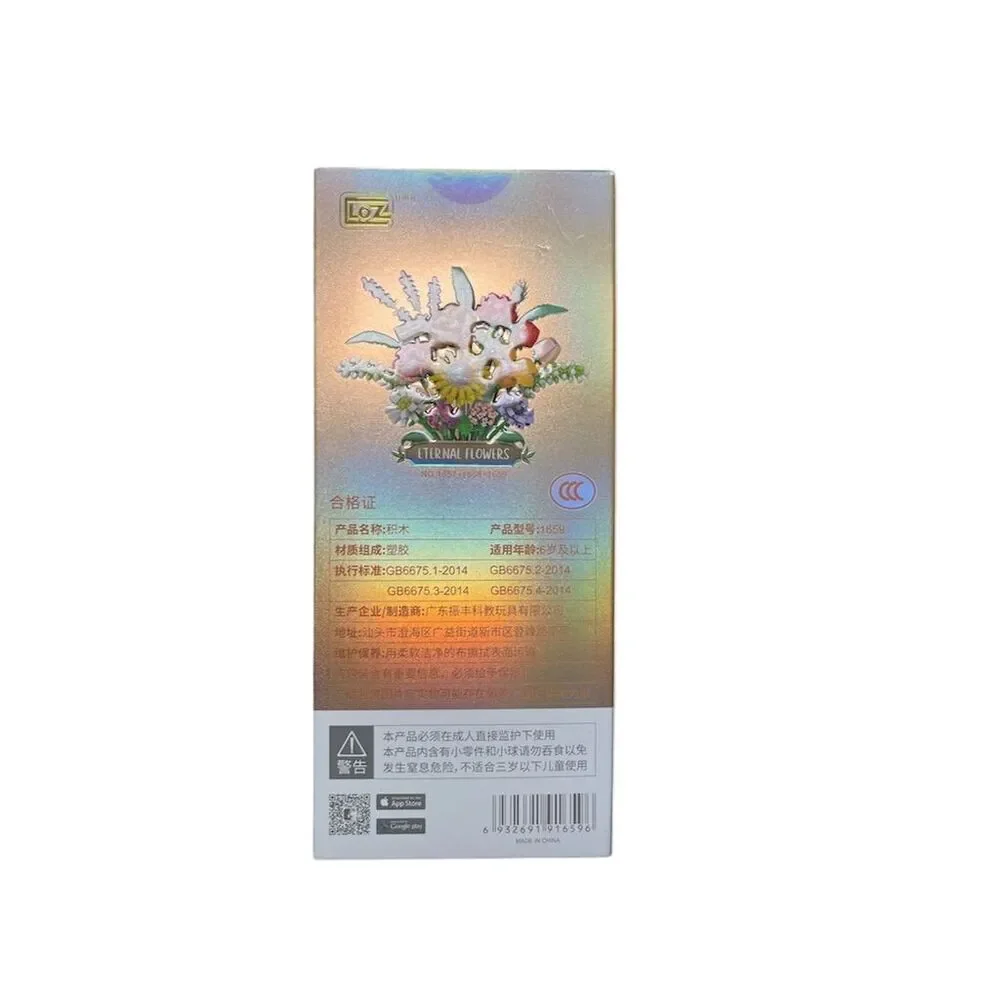 LOZ Eternal Flowers Building Blocks Kit Streetwear Creative 6+ Educational OSBB